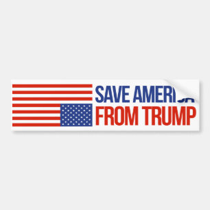 Save America From Trump - Resistance Bumper Sticke Sticker