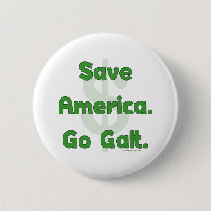 Save America Go Galt 6 Cm Round Badge