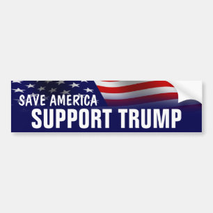 Save America  - Support Donald Trump Bumper Sticker