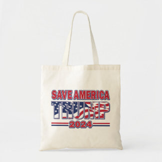 Save America Trump 2024 Tote Bag