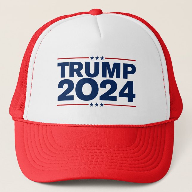 Save America Trump 2024 Trucker Hat (Front)