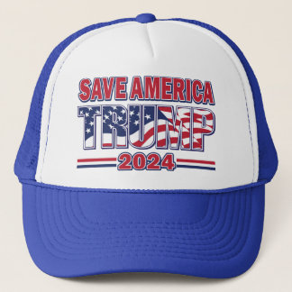 Save America Trump 2024 Trucker Hat