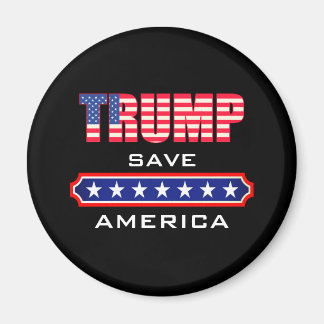Save America Trump Black Magnet
