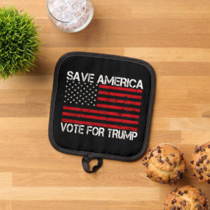 Save America Vote For Trump Pot Holder