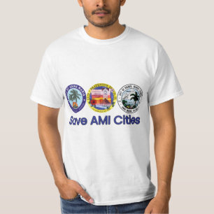 Save AMI Cities Logo (Seals) T-Shirt