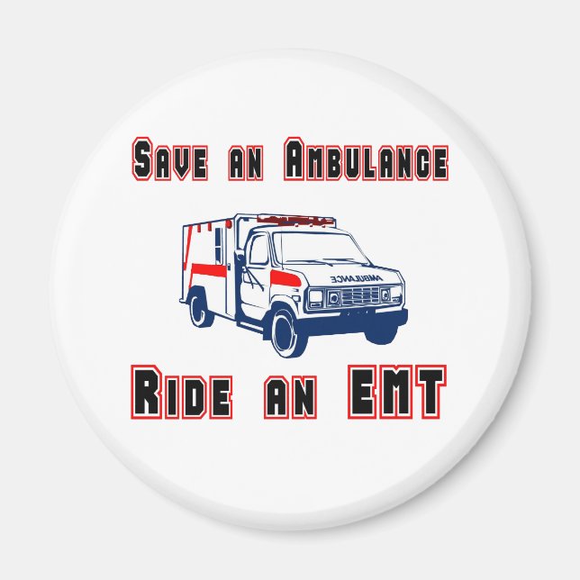 Save an Ambulance Magnet (Front)