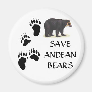 SAVE ANDEAN BEARS MAGNET