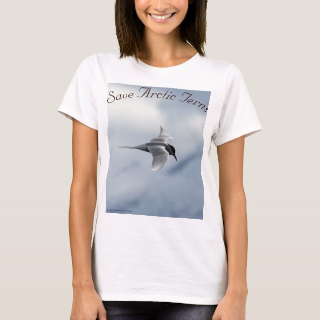 Save Arctic Tern Sweatshirt by RoseWrites T-Shirt (Front)