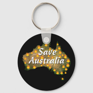 Save Australia From Bushfire Disaster Key Ring
