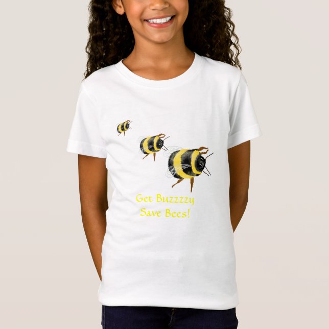 SAVE BEES and Save the world T-Shirt (Front)