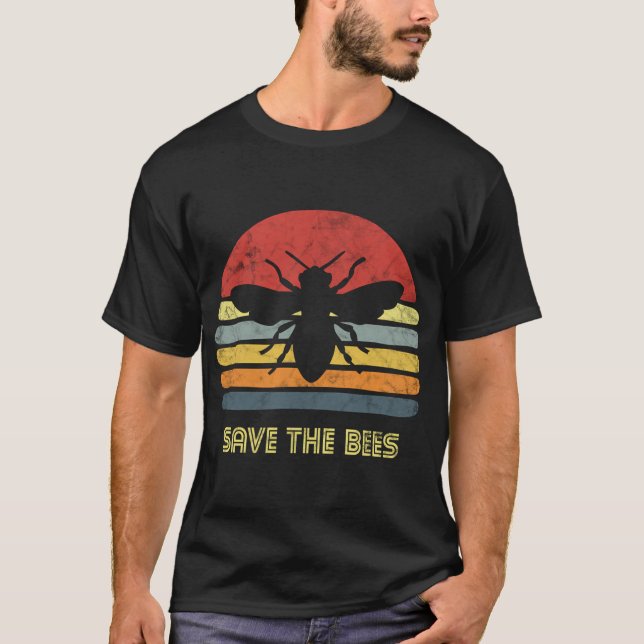 Save Bees Beekeeper Bee Keeg Honey T-Shirt (Front)