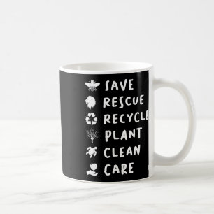 Save Bees Rescue Lions Recycle Plastic Save Our Ea Coffee Mug