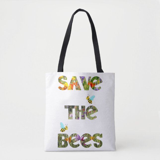 Save Bees Tote Bag (Front)