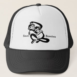  Save BONOBOS -Chimpanzee - Primate Trucker Hat