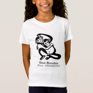 Save BONOBOS-Endangered animal graphic T-Shirt