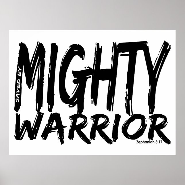 Save by Mighty Warrior Poster (Front)