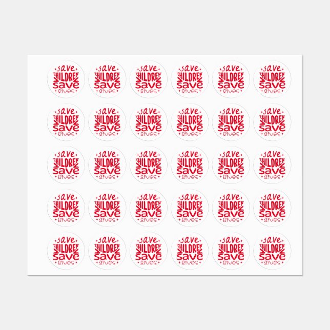 Save Children, Save Lives (Sheet)