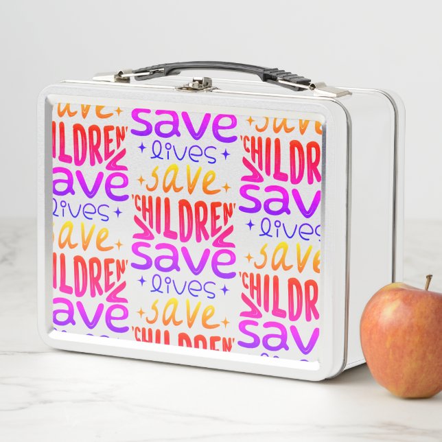 Save Children, Save Lives Metal Lunch Box (In Situ)