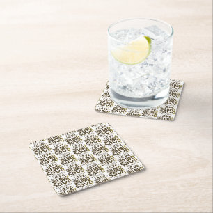 Save Children, Save Lives Square Paper Coaster