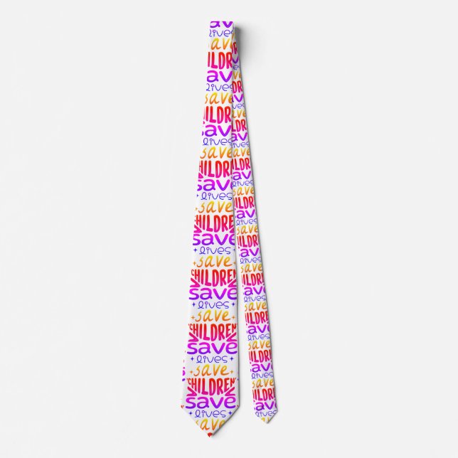 Save Children, Save Lives Tie (Front)
