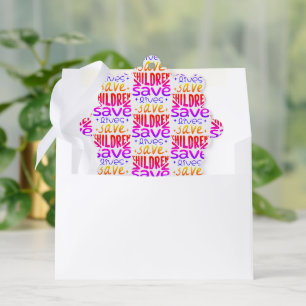 Save Children, Save Lives Tree Decoration Card