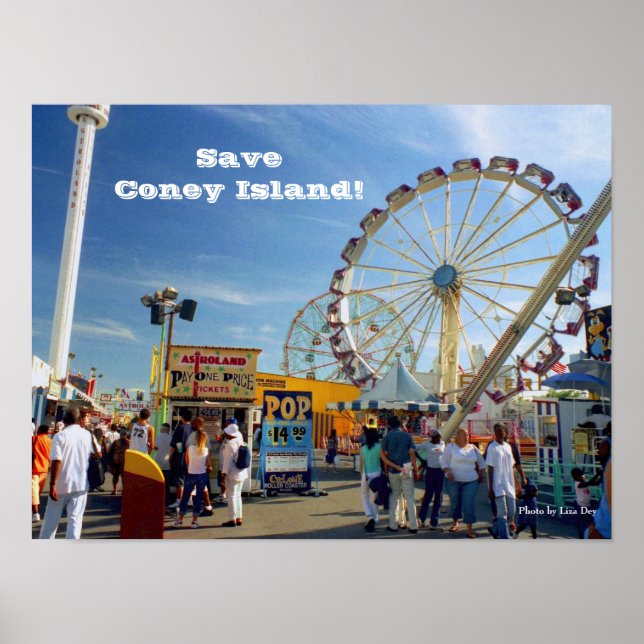 Save Coney Island! Poster (Front)