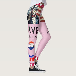 Save Democracy Leggings