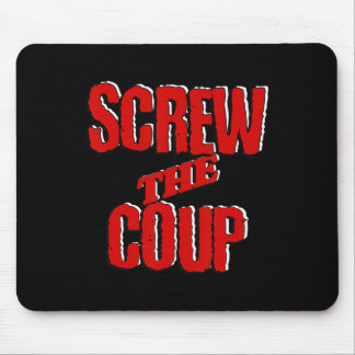 Save Democracy Unite Screw The Coup Trump And Clow Mouse Mat