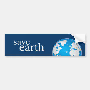 SAVE EARTH BUMPER STICKER