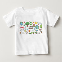 Save Earth kids drawing crayon colour pencil