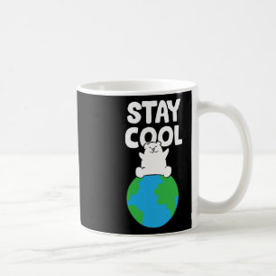 Save Earth Polar Bear Stay Cool Glol Warming Polar Coffee Mug