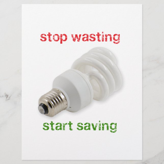 Save energy flyer (Front)