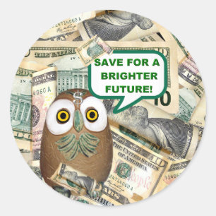 SAVE!   ~ Envelope Sealers/Stickers Classic Round Sticker