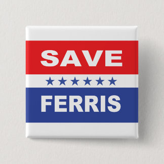 Save Ferris Election Flag badge