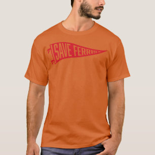 Save Ferris Pennant Red T-Shirt