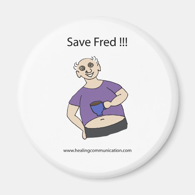 Save Fred Magnet (Front)
