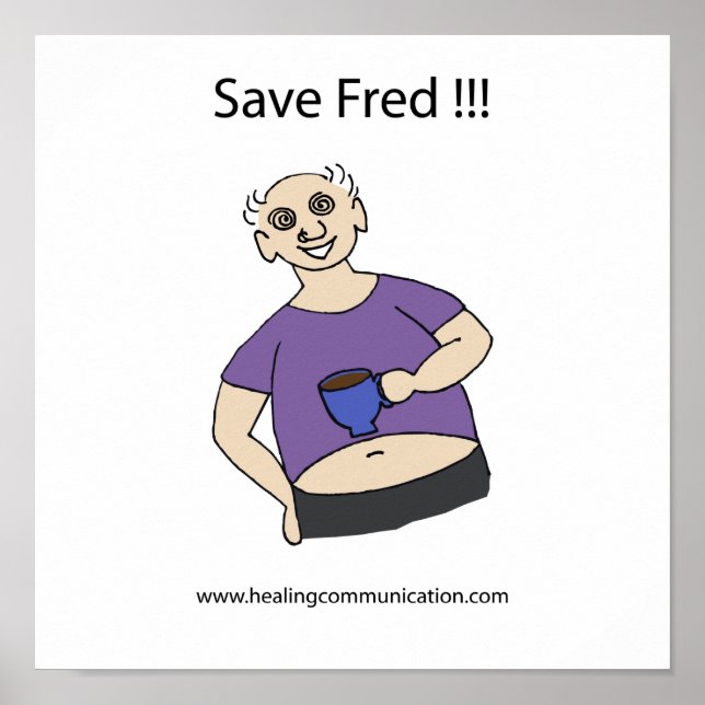 Save Fred Poster (Front)