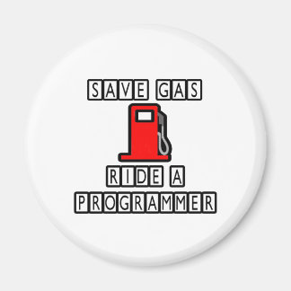 Save Gas...Ride A Programmer Magnet