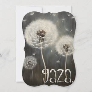 Save Gaza. No War, Only Peace. Card