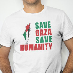 Save Gaza Save Humanity, Solidarity T-Shirt