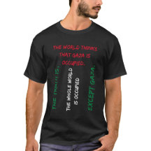 Save Gaza T-shirt, Free Palestine Tee - Flag Colou