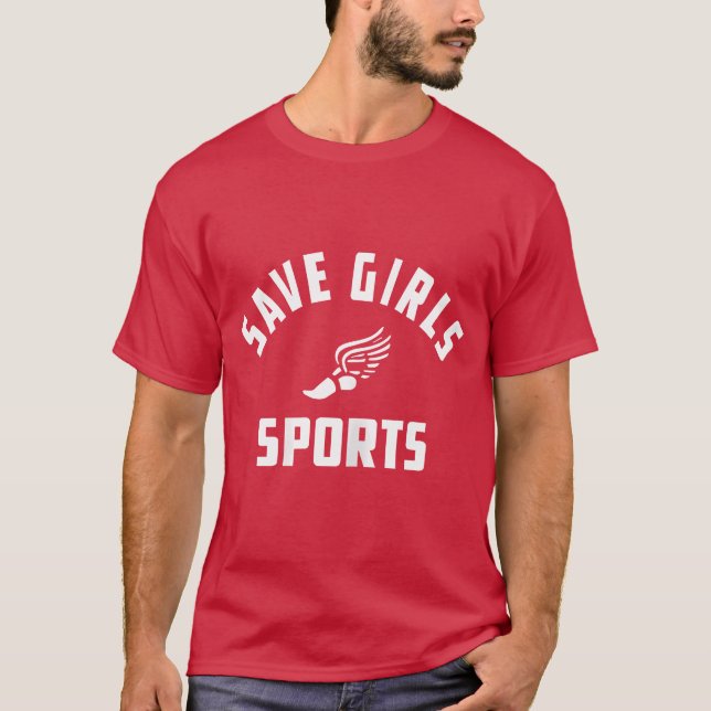 Save Girls Sports Funny Girls And Womens boy famil T-Shirt (Front)