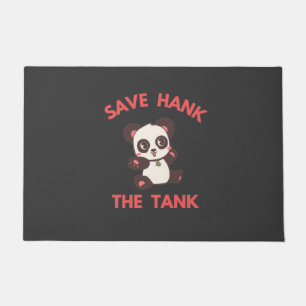 Save Hank The Tank Funny Doormat