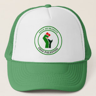 Save Humanity, Free Palestine, Trucker Hat
