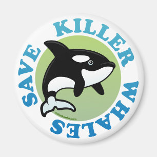 Save Killer Whales Magnet
