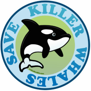 Save Killer Whales Standing Photo Sculpture