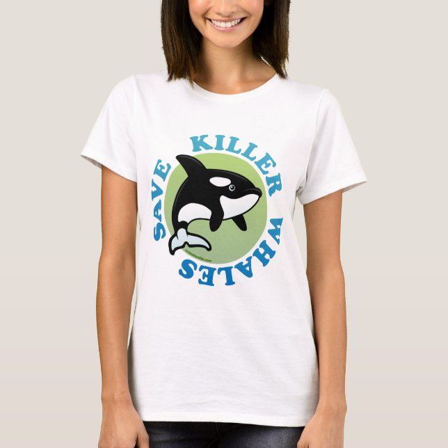 Save Killer Whales T-Shirt (Front)