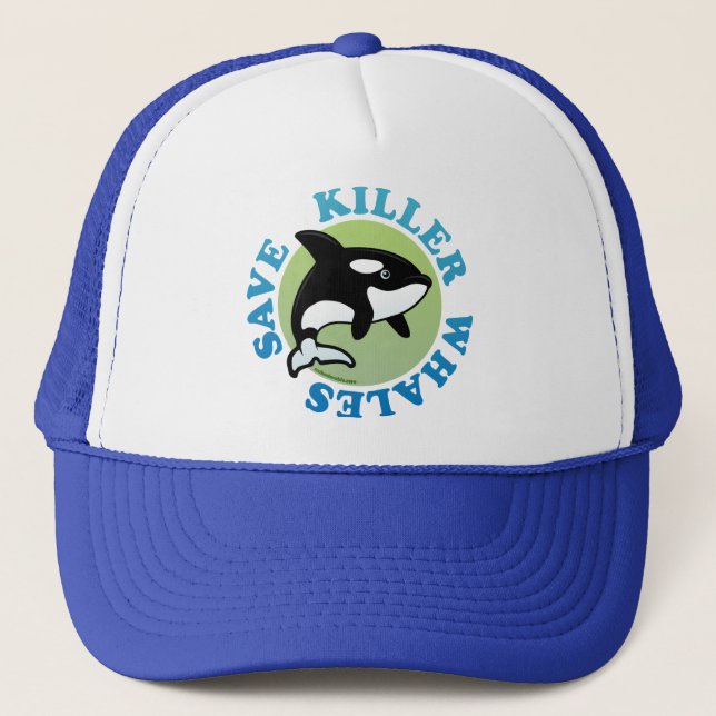 Save Killer Whales Trucker Hat (Front)