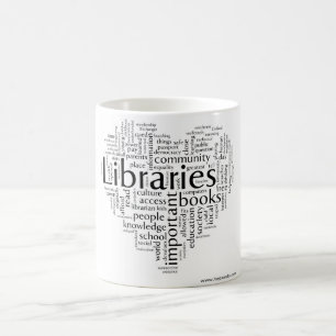 Save libraries 5 coffee mug