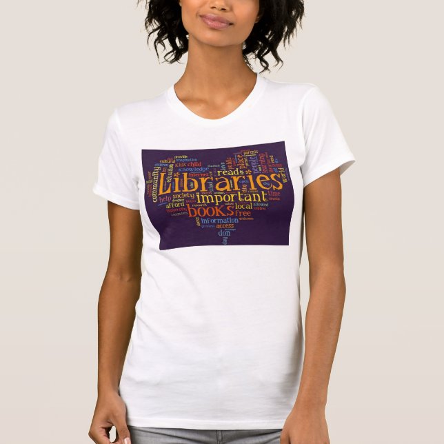 Save Libraries T-Shirt (Front)